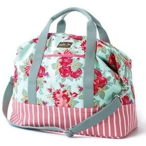 Matilda Jane Weekender Overnight Bag with zipper - Floral